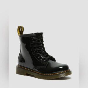 EUC-Junior 1460 Patent Leather Lace UpBoots in Black | Dr. Martens